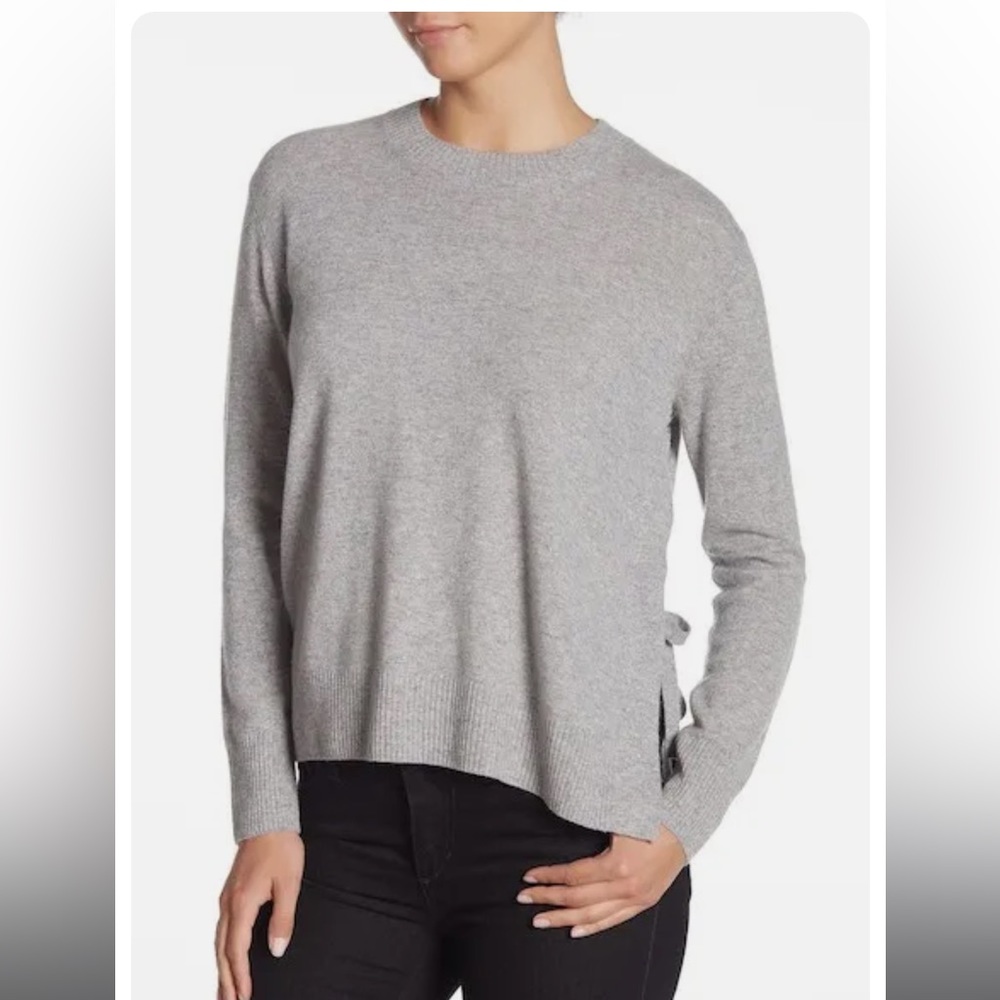 Vince Women’s Side Tie Crew Neck Sweater